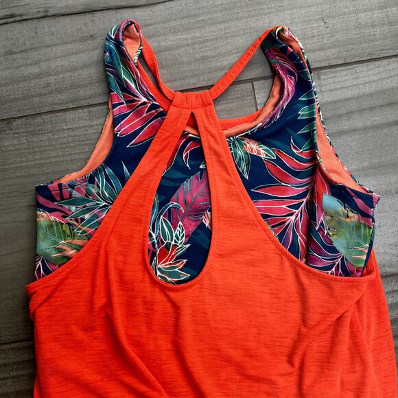 Athleta Girls Active Wear Set Shorts Tank Size 8/10 - Picture 5 of 6